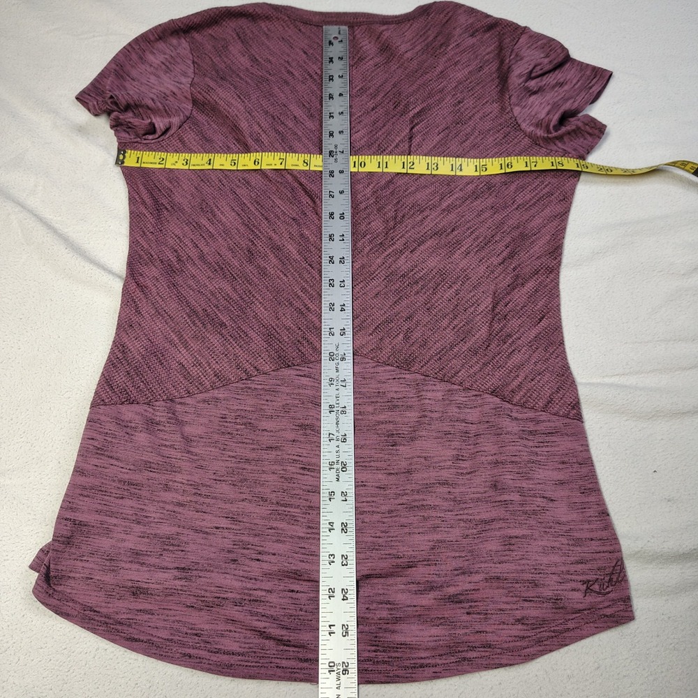 Kuhl Women's Short Sleeve Heathered Plum Henley Tee - Picture 4 of 10